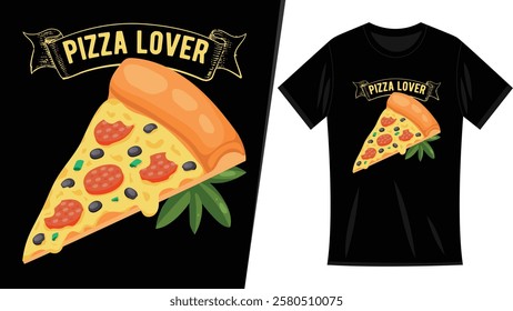 Pizza t shirt design, t shirt