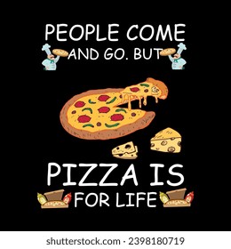 pizza t shirt design the pizza is food