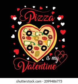 Pizza T Shirt Design Image