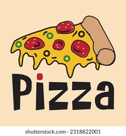 Pizza T Shirt Design Image