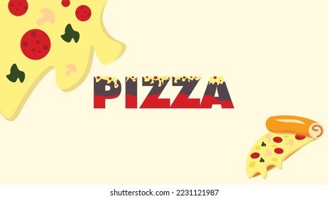 Pizzazeit-Design-Hintergrund-Banner-Muster