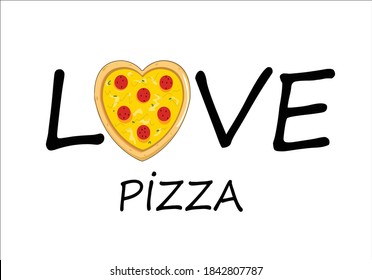 diseño de mano de pizza vector mano dibujado
