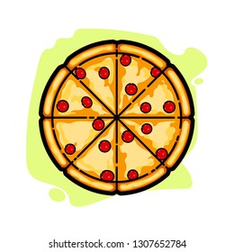 pizza toping illustration