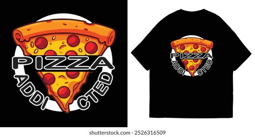 PIZZA Diseño De Camiseta E Ilustración