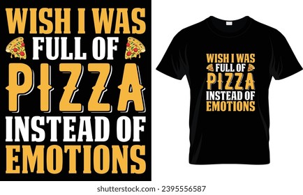 Pizza t-shirt design vector graphic.