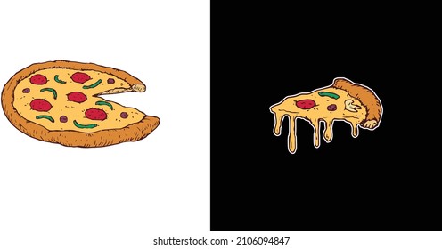 pizza t-shirt print and other uses