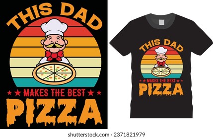 Pizza t-Shirt Typography and Graphic t-Shirt design. Quality full pizza t shirt designs. Typography t-shirt design. Pizza design ready for print poster banner cards vector pad.