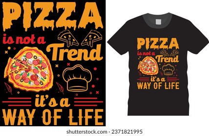 Tipografía de camisetas de pizza y diseño gráfico de camisetas. Diseño de camisetas de pizza completa de calidad. Diseño de camisetas de tipografía. Diseño de pizza listo para imprimir carteles de carteles de carteles de tarjetas vectorial pad.