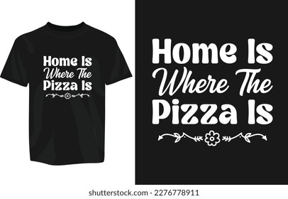 Pizza Typography design for tshirt, mug, sticker, fast food pizza typography design
