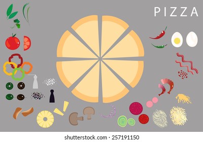 pizza vector