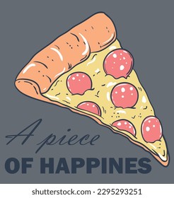 pizza vector bright yellow food