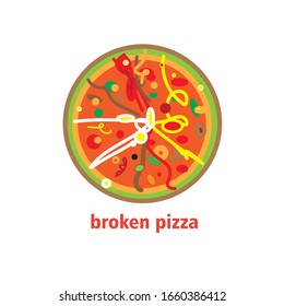 Pizza vector for business and brand identity. 