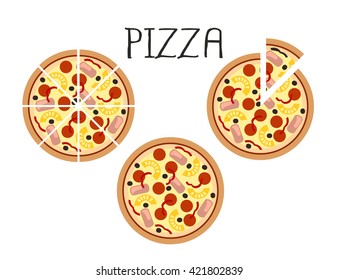 pizza vector design