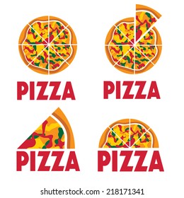 pizza vector design template