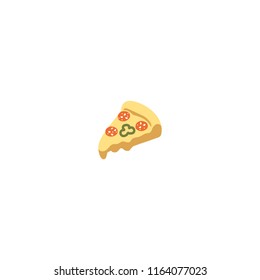 Pizza vector flat icon