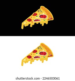 pizza vector, food vector, fast food vector
