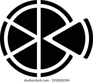 pizza vector glyph flat icon
