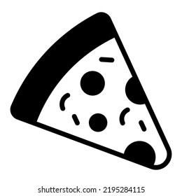 pizza vector glyph icon. Hindu festival, Hindu celebration icon,
