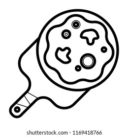 Pizza vector icon