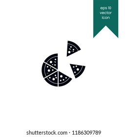 Pizza vector icon