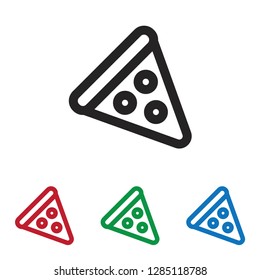 Pizza vector icon