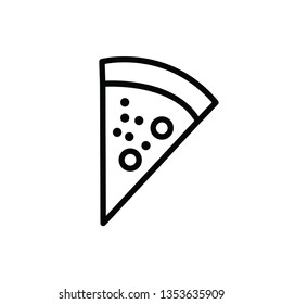 Pizza vector icon - Vector