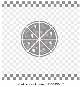 Pizza vector icon.