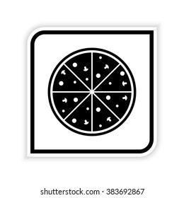 Pizza -  vector icon