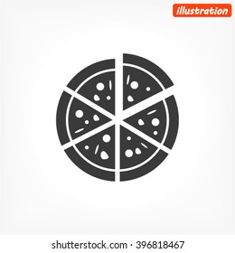 pizza vector icon