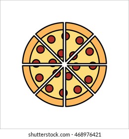 Pizza Vector Icon