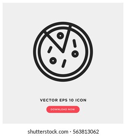 Pizza vector icon