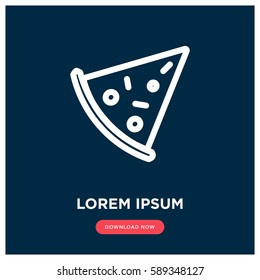 Pizza vector icon