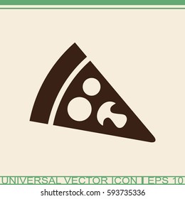 Pizza vector icon. icon. Pizza vector icon. vector.