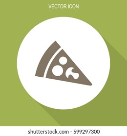 Pizza vector icon. icon. Pizza vector icon. vector.