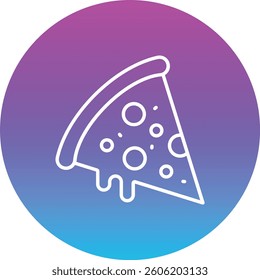 Pizza vector icon. Can be used for printing, mobile and web applications.