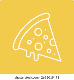 Pizza vector icon. Can be used for printing, mobile and web applications.