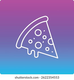 Pizza vector icon. Can be used for printing, mobile and web applications.