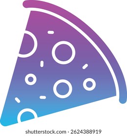 Pizza vector icon. Can be used for printing, mobile and web applications.