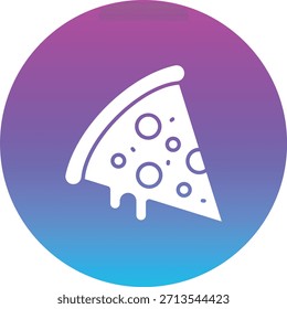 Pizza, Vektorsymbol. Kann für Druck-, Mobil- und Web-Anwendungen verwendet werden.