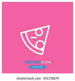 pizza vector icon illustration