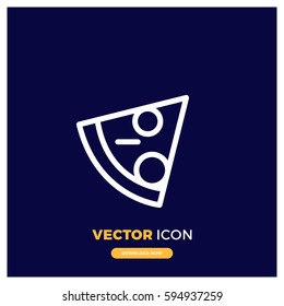 pizza vector icon illustration
