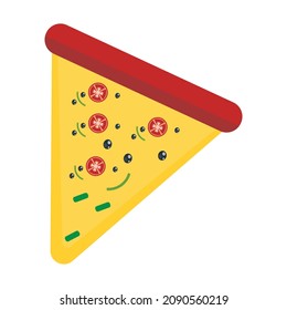 Pizza vector icon Isolated Vector icon which can easily modify or edit

