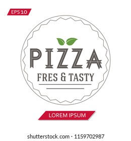 pizza vector icon symbol