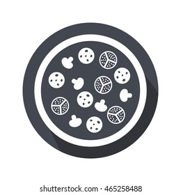 Pizza vector. Icon for web and mobile application. Flat design style.