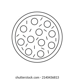 Pizza vector icon for your design