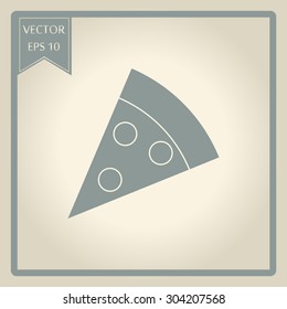 Pizza vector icons 