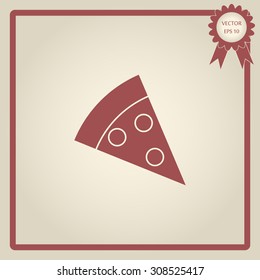 Pizza vector icons 