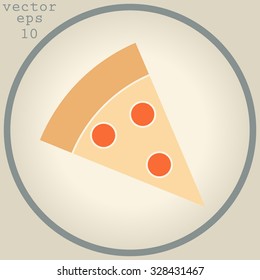 Pizza vector icons 