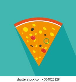 Pizza vector icons