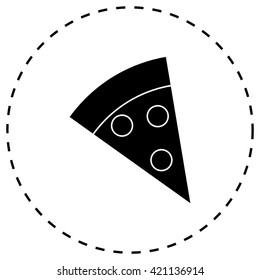 Pizza vector icons 